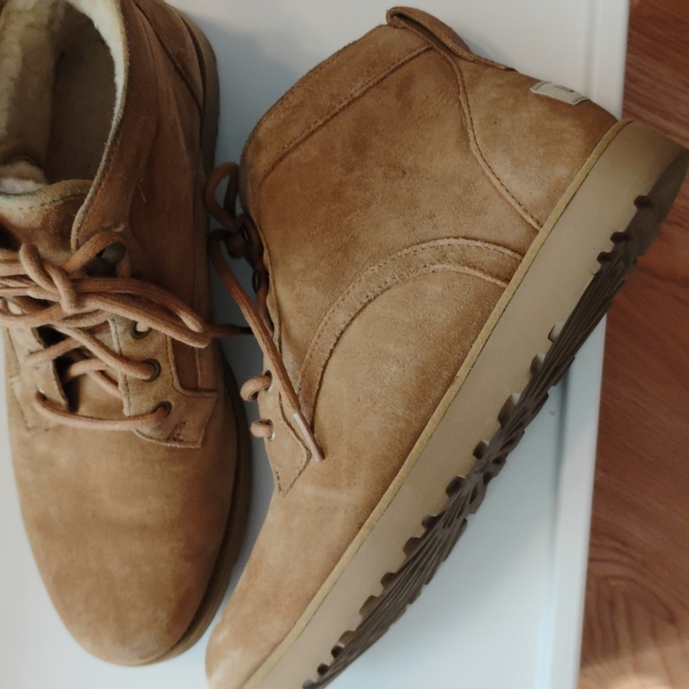 UGG Tan Ankle Boots - Picture 7 of 12